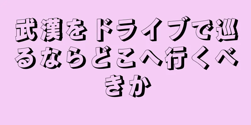 武漢をドライブで巡るならどこへ行くべきか