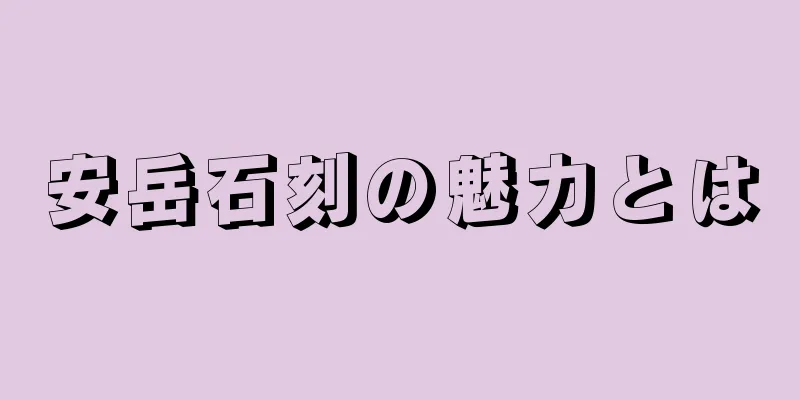 安岳石刻の魅力とは