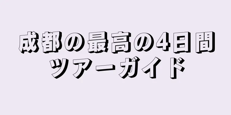 成都の最高の4日間ツアーガイド