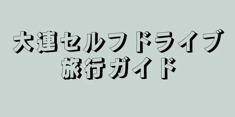 大連セルフドライブ旅行ガイド
