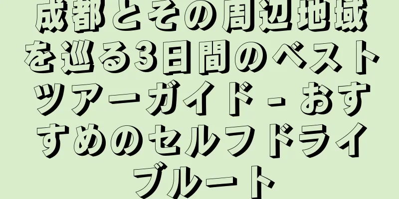 成都とその周辺地域を巡る3日間のベストツアーガイド - おすすめのセルフドライブルート