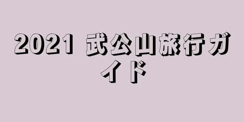 2021 武公山旅行ガイド