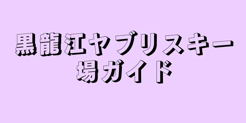 黒龍江ヤブリスキー場ガイド
