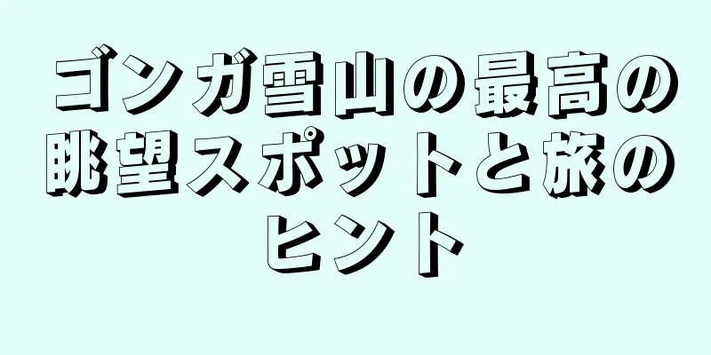 ゴンガ雪山の最高の眺望スポットと旅のヒント