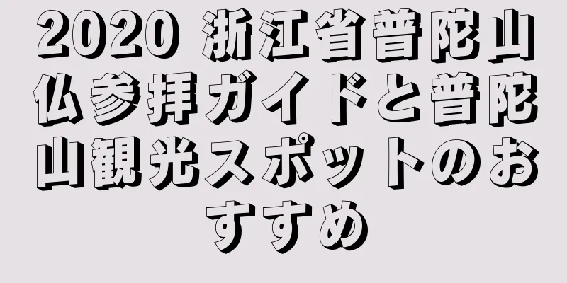 2020 浙江省普陀山仏参拝ガイドと普陀山観光スポットのおすすめ
