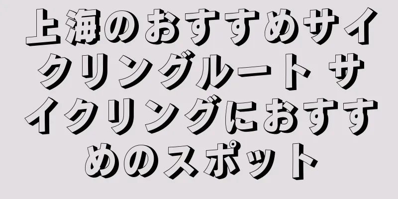 上海のおすすめサイクリングルート サイクリングにおすすめのスポット