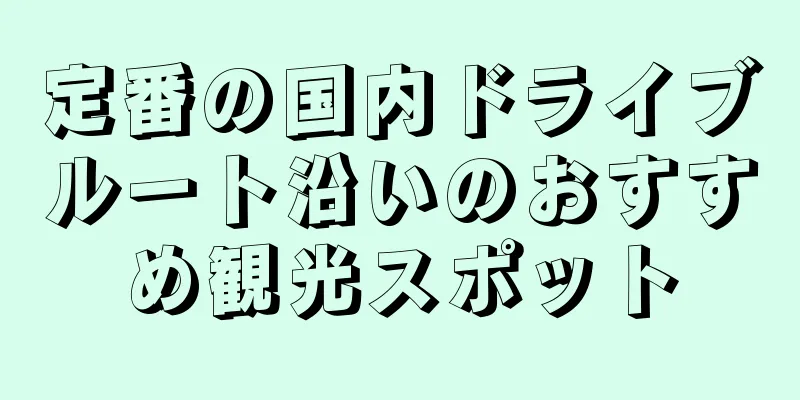 定番の国内ドライブルート沿いのおすすめ観光スポット