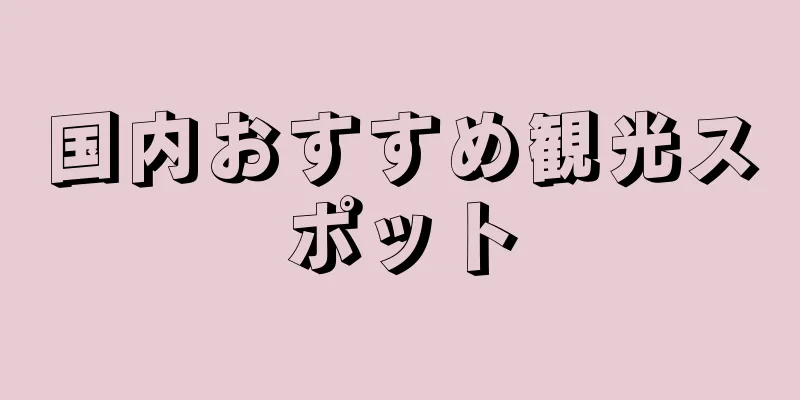 国内おすすめ観光スポット
