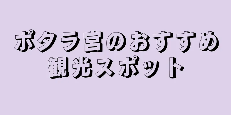 ポタラ宮のおすすめ観光スポット