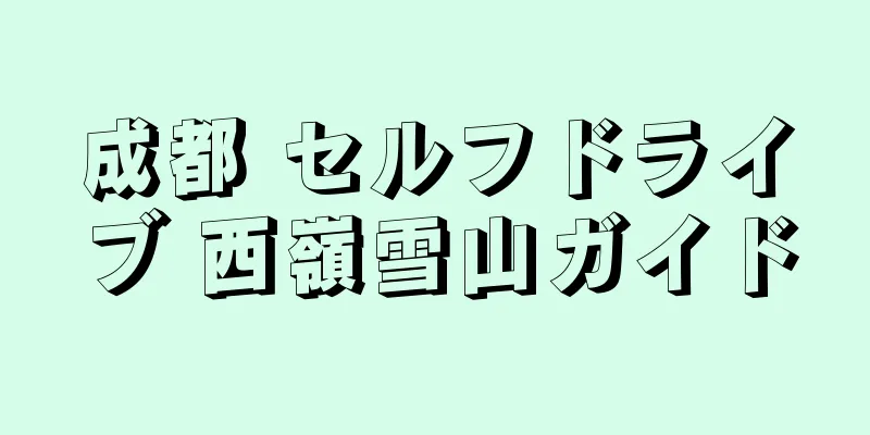 成都 セルフドライブ 西嶺雪山ガイド