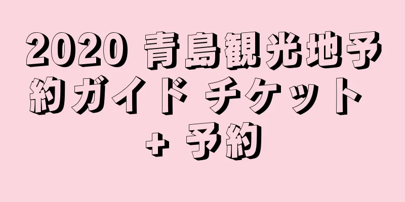 2020 青島観光地予約ガイド チケット + 予約