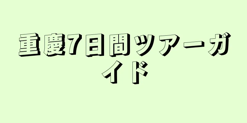 重慶7日間ツアーガイド
