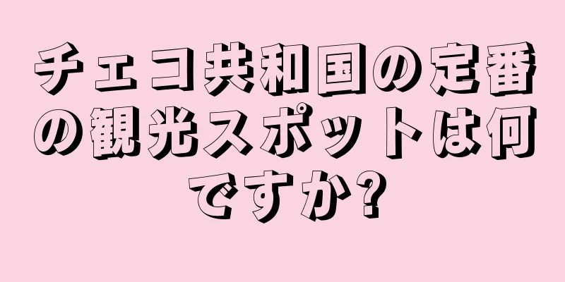 チェコ共和国の定番の観光スポットは何ですか?