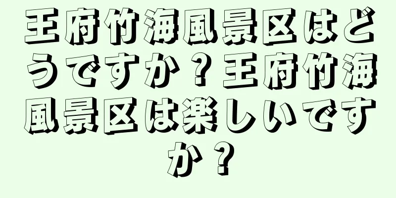 王府竹海風景区はどうですか？王府竹海風景区は楽しいですか？