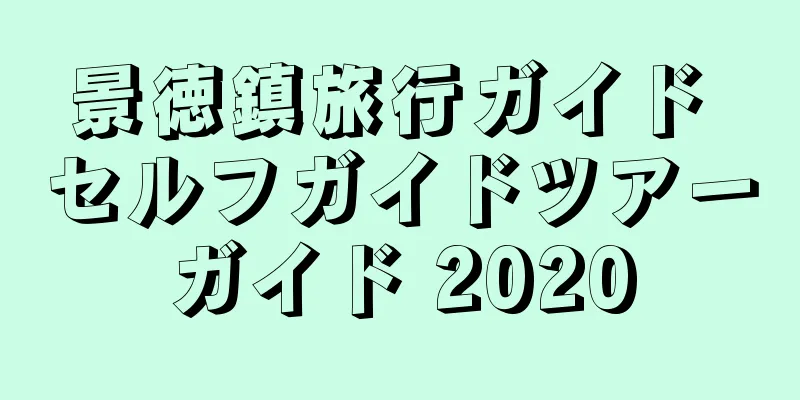 景徳鎮旅行ガイド セルフガイドツアーガイド 2020