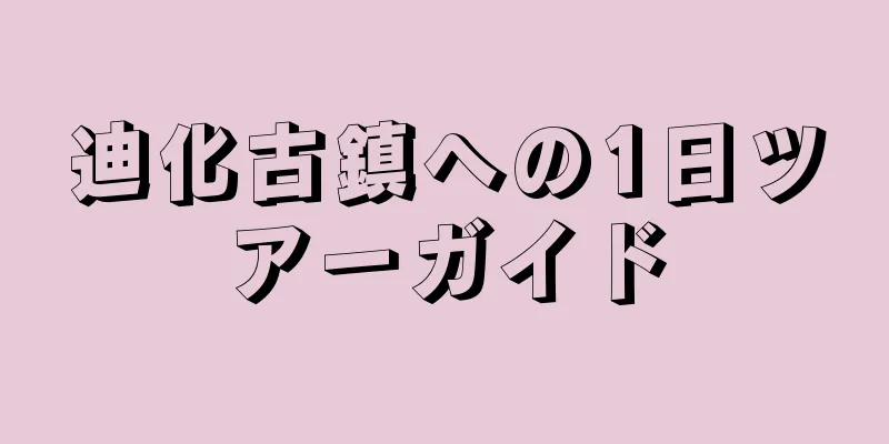 迪化古鎮への1日ツアーガイド