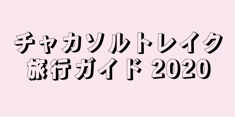 チャカソルトレイク旅行ガイド 2020