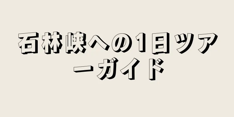 石林峡への1日ツアーガイド
