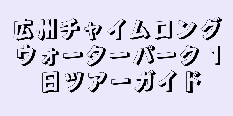 広州チャイムロングウォーターパーク 1 日ツアーガイド