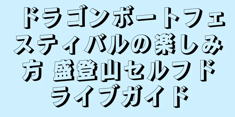ドラゴンボートフェスティバルの楽しみ方 盛登山セルフドライブガイド