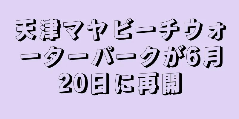 天津マヤビーチウォーターパークが6月20日に再開
