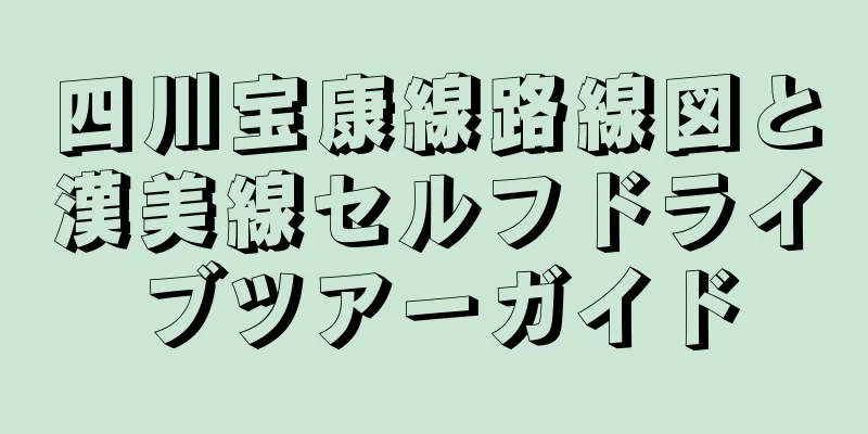 四川宝康線路線図と漢美線セルフドライブツアーガイド