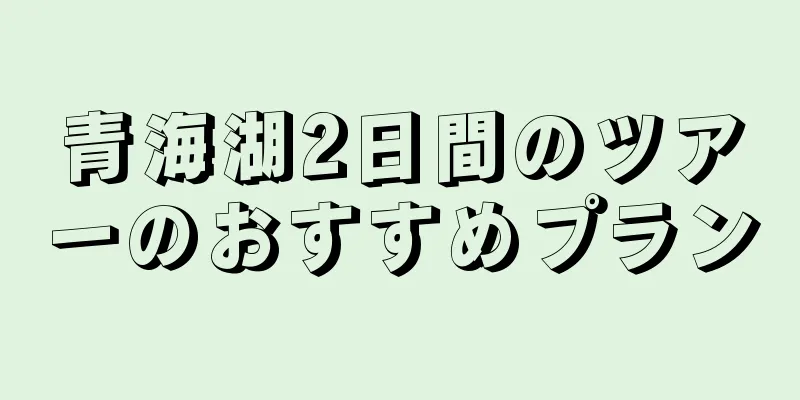 青海湖2日間のツアーのおすすめプラン
