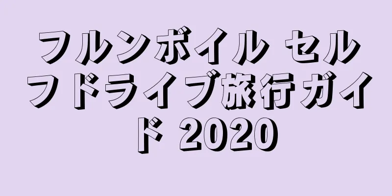 フルンボイル セルフドライブ旅行ガイド 2020
