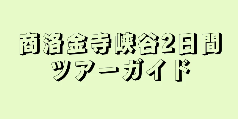 商洛金寺峡谷2日間ツアーガイド