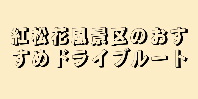 紅松花風景区のおすすめドライブルート