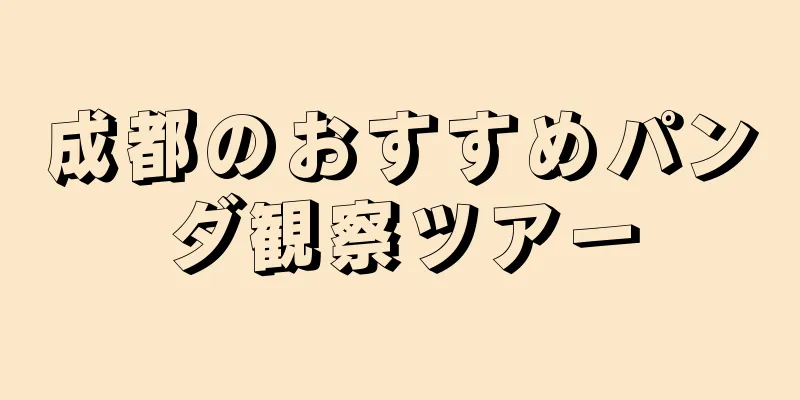 成都のおすすめパンダ観察ツアー