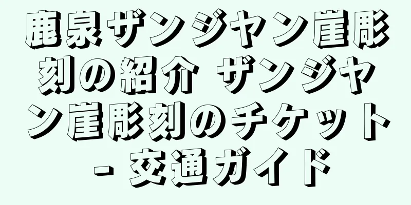 鹿泉ザンジヤン崖彫刻の紹介 ザンジヤン崖彫刻のチケット - 交通ガイド