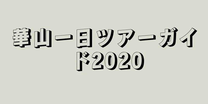 華山一日ツアーガイド2020