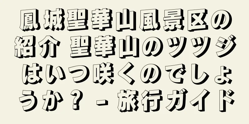 鳳城聖華山風景区の紹介 聖華山のツツジはいつ咲くのでしょうか？ - 旅行ガイド