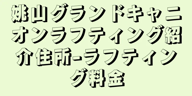 姚山グランドキャニオンラフティング紹介住所-ラフティング料金