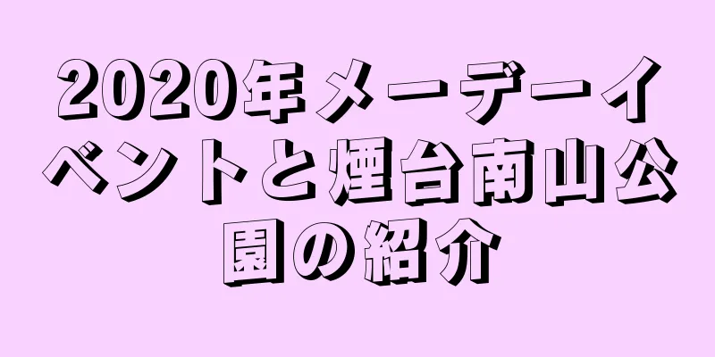 2020年メーデーイベントと煙台南山公園の紹介