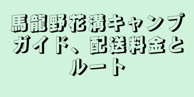 馬龍野花溝キャンプガイド、配送料金とルート