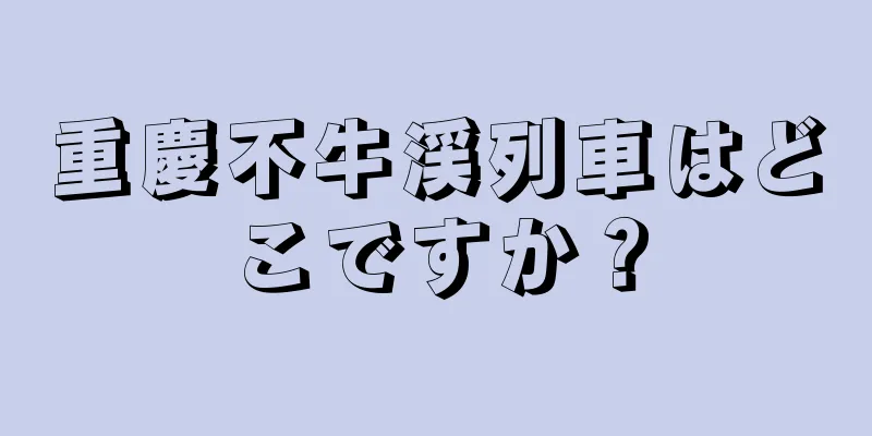 重慶不牛渓列車はどこですか？
