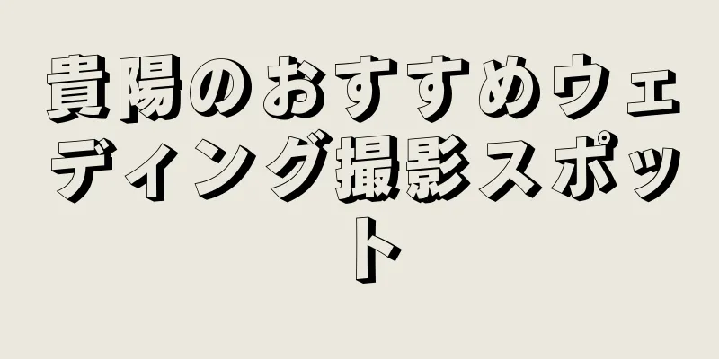 貴陽のおすすめウェディング撮影スポット