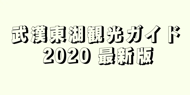 武漢東湖観光ガイド 2020 最新版