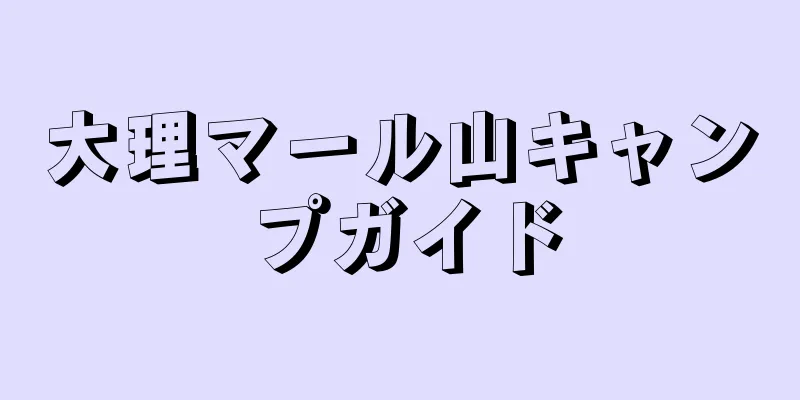 大理マール山キャンプガイド
