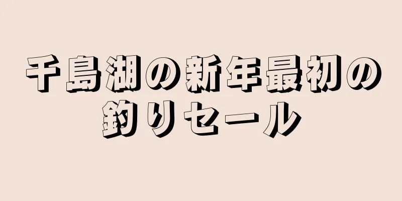 千島湖の新年最初の釣りセール