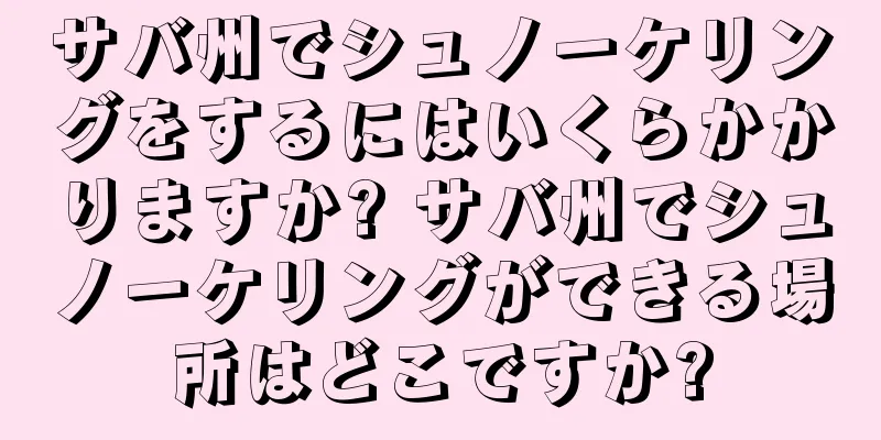 サバ州でシュノーケリングをするにはいくらかかりますか? サバ州でシュノーケリングができる場所はどこですか?