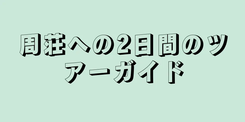 周荘への2日間のツアーガイド