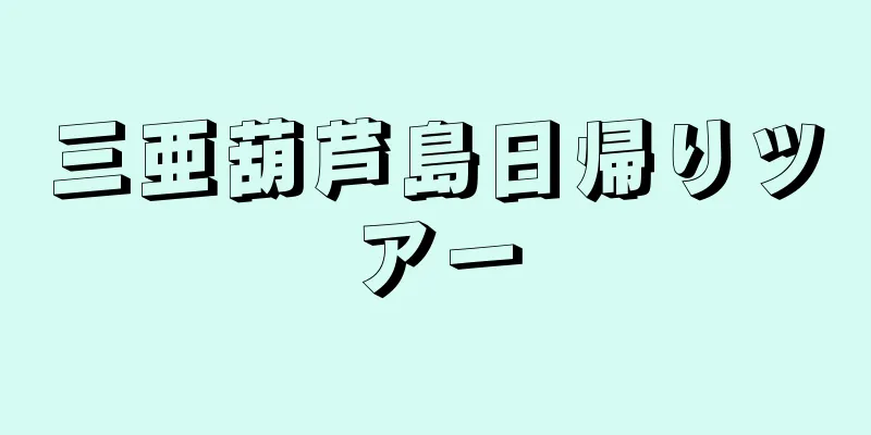 三亜葫芦島日帰りツアー