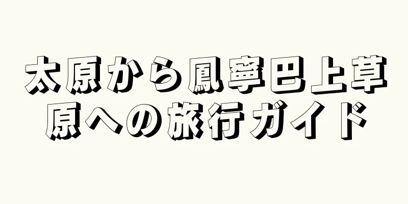 太原から鳳寧巴上草原への旅行ガイド