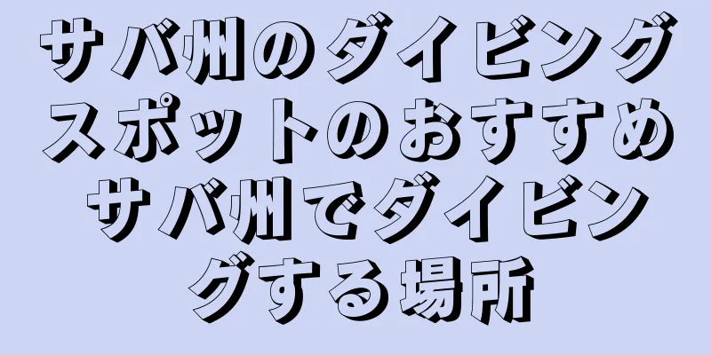 サバ州のダイビングスポットのおすすめ サバ州でダイビングする場所