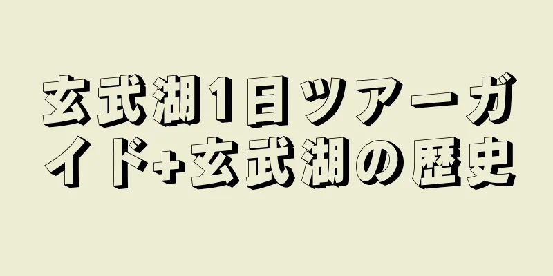 玄武湖1日ツアーガイド+玄武湖の歴史