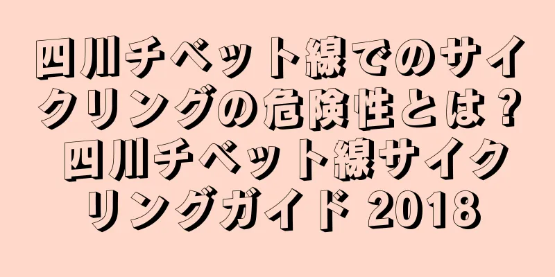 四川チベット線でのサイクリングの危険性とは？ 四川チベット線サイクリングガイド 2018