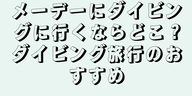 メーデーにダイビングに行くならどこ？ダイビング旅行のおすすめ